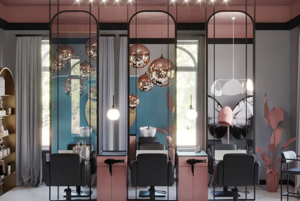 projekt salonu fryzjerskiego w Krakowie