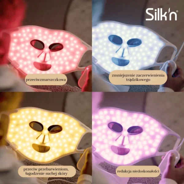Maska LED na twarz Silk’n Facial LED Mask 100 - obrazek 6