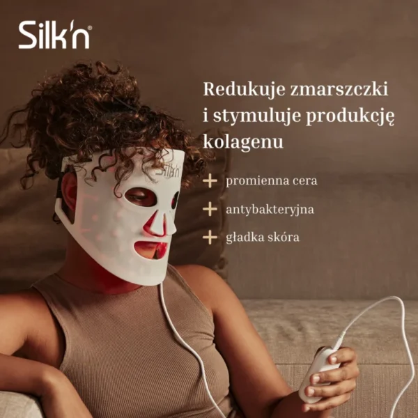 Maska LED na twarz Silk’n Facial LED Mask 100 - obrazek 3