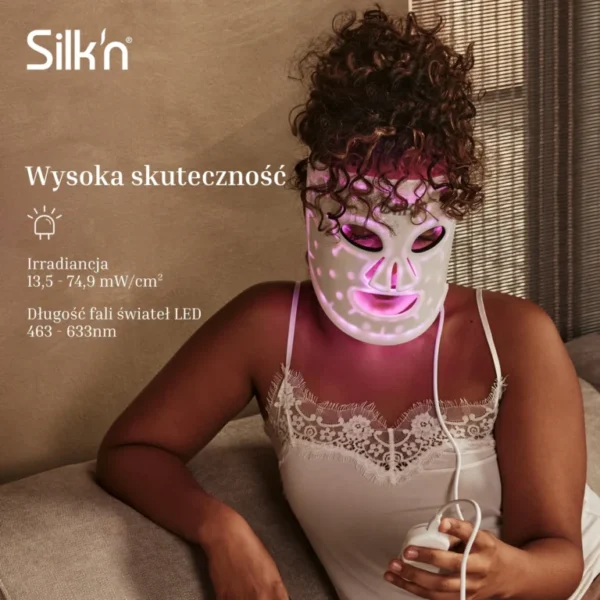 Maska LED na twarz Silk’n Facial LED Mask 100 - obrazek 2